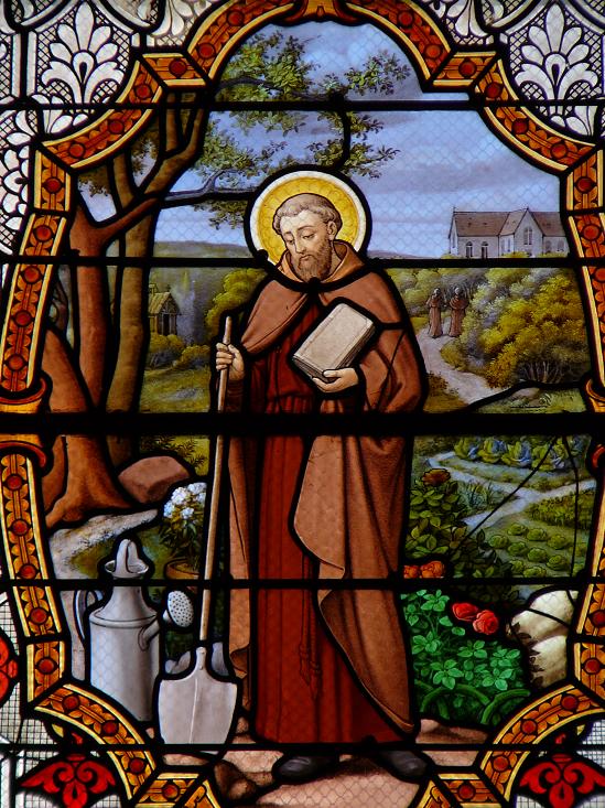 *Un Saint, un Miracle* : Saint Fiacre (vers 590-vers 670) : Une pierre conserve l’empreinte de son corps P1170769%20StFiacre